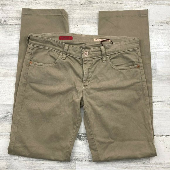 AG Adriano Goldschmied The Dietrich Khaki Jeans Lo - Picture 4 of 8